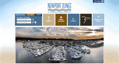 Desktop Screenshot of newportdunes.com